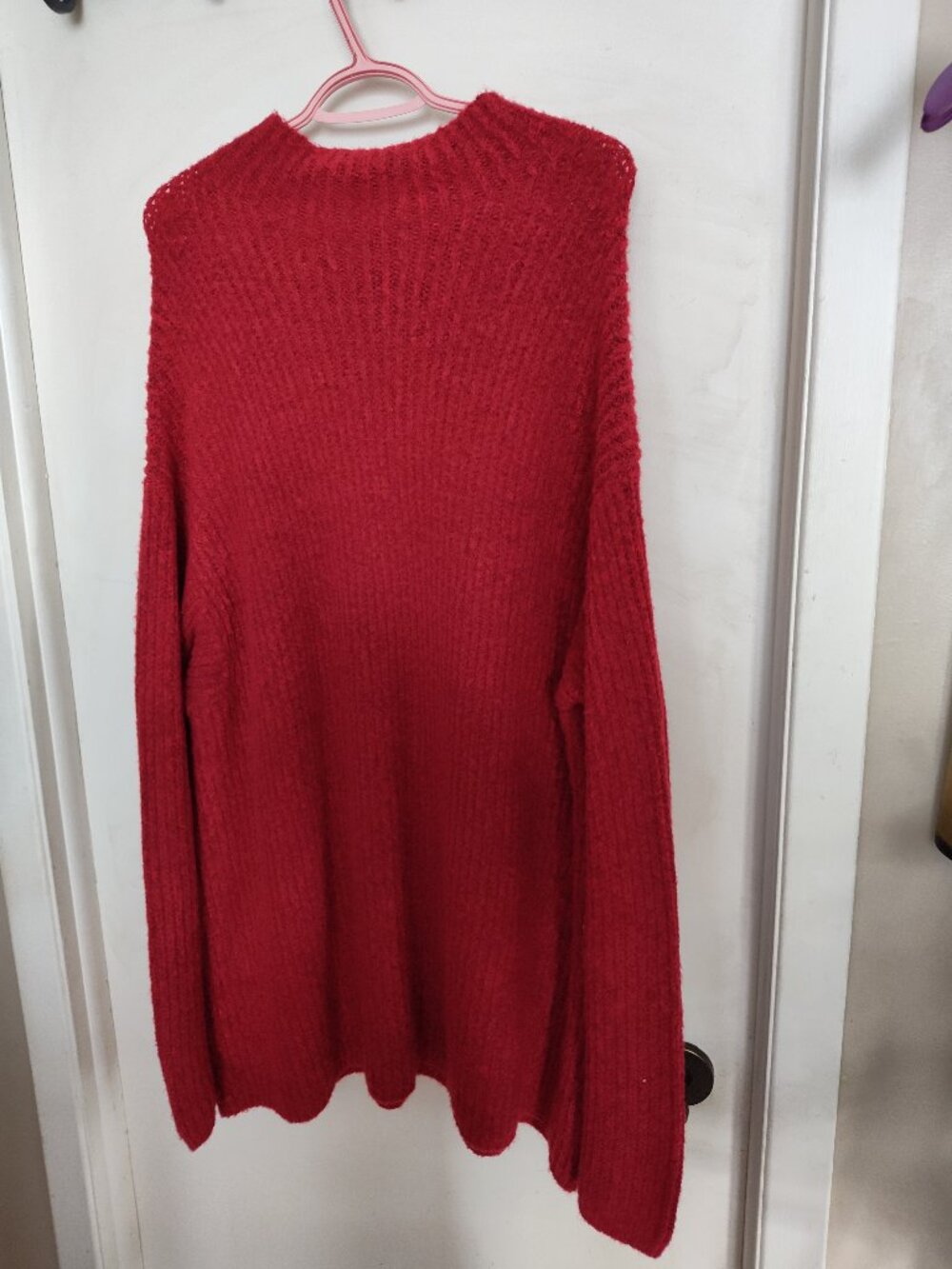 Beautiful Soft Red Sweater XL